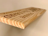 Estampe / Façade d'une caisse de vin en bois du Domaine Rémi JOBARD - Bourgogne | Format 1 bouteille = 30x8 cm