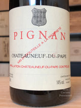 Emmanuel REYNAUD  |  Pignan  |  Châteauneuf du Pape  |  2008