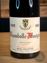 Domaine Felettig Henri  |  Chambolle Musigny  |  1988  |  Bouteille